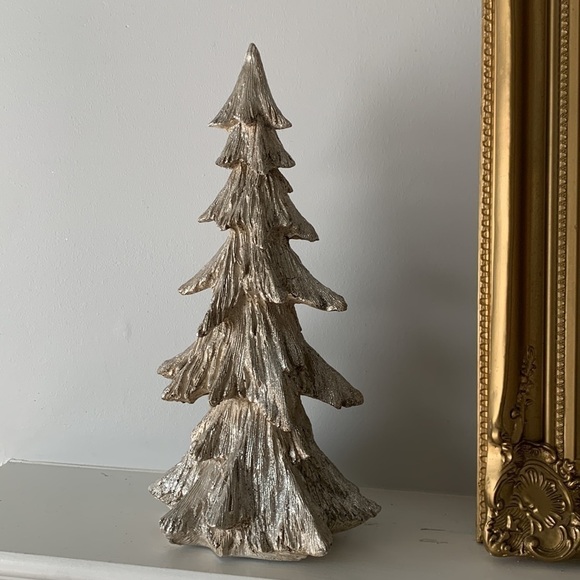 Peppermint Forest Christmas tree sparkly glitter home Decor‎ beige silver - Picture 8 of 9
